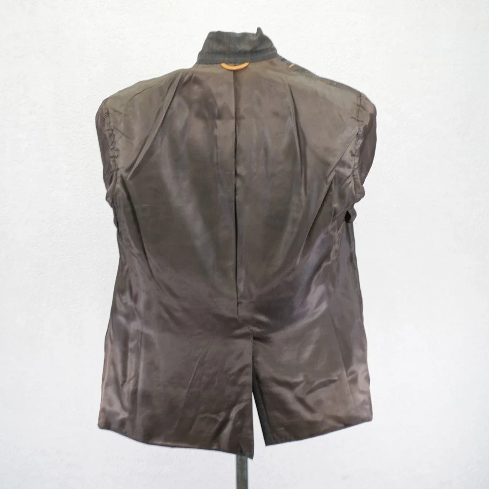 Hart Schaffner‎ Marx Gold Trumpeter Wool 2 Piece Suit Brown Birdseye 40R 36 / 30